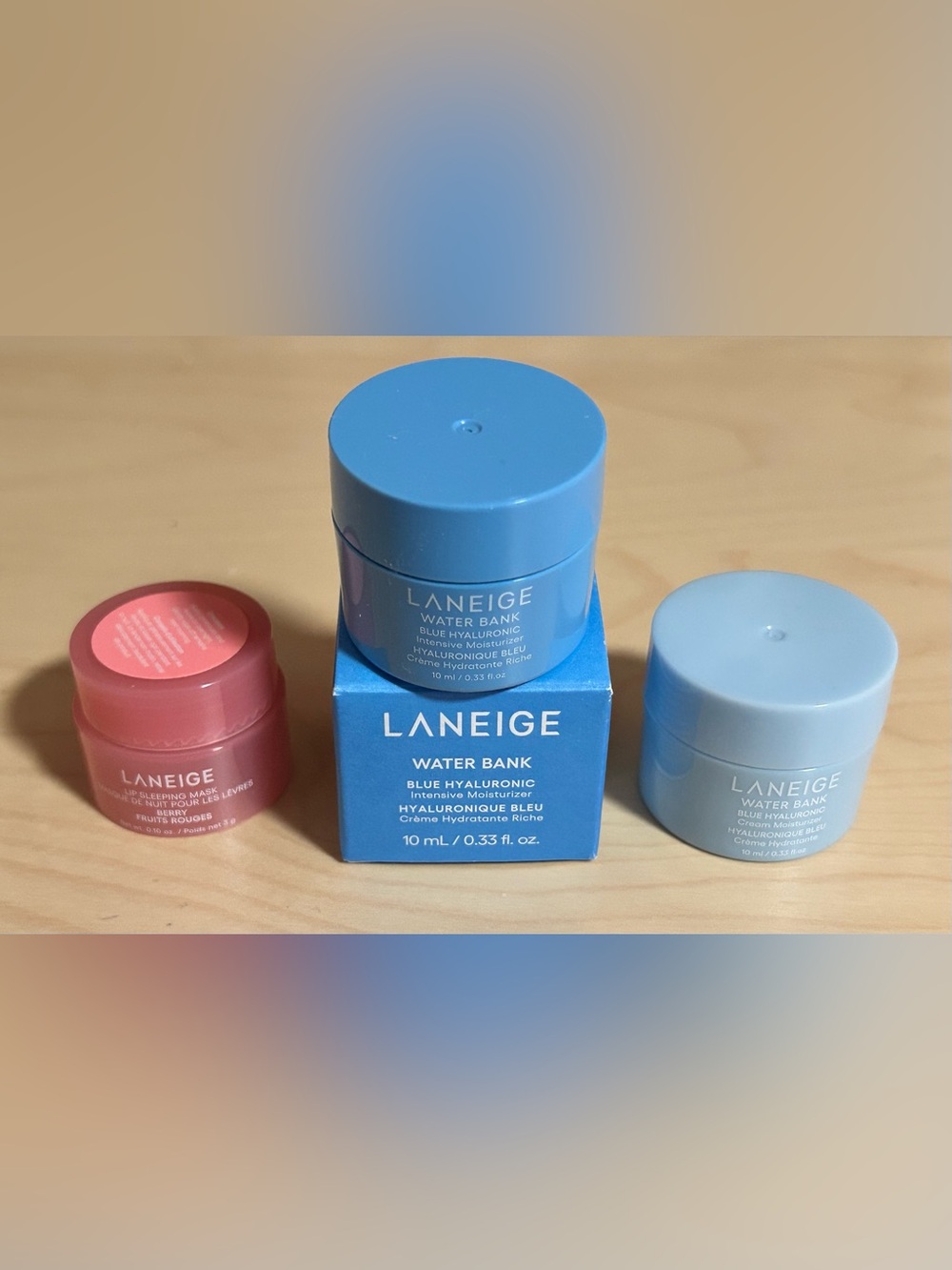 LANEIGE Lip Sleeping Mask + Moisturizer Sample Lot